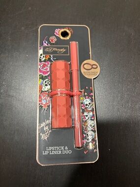 Ed Hardy Red/Coral Lipstick & Lip Liner Duo GREAT SALE $$ 🔥